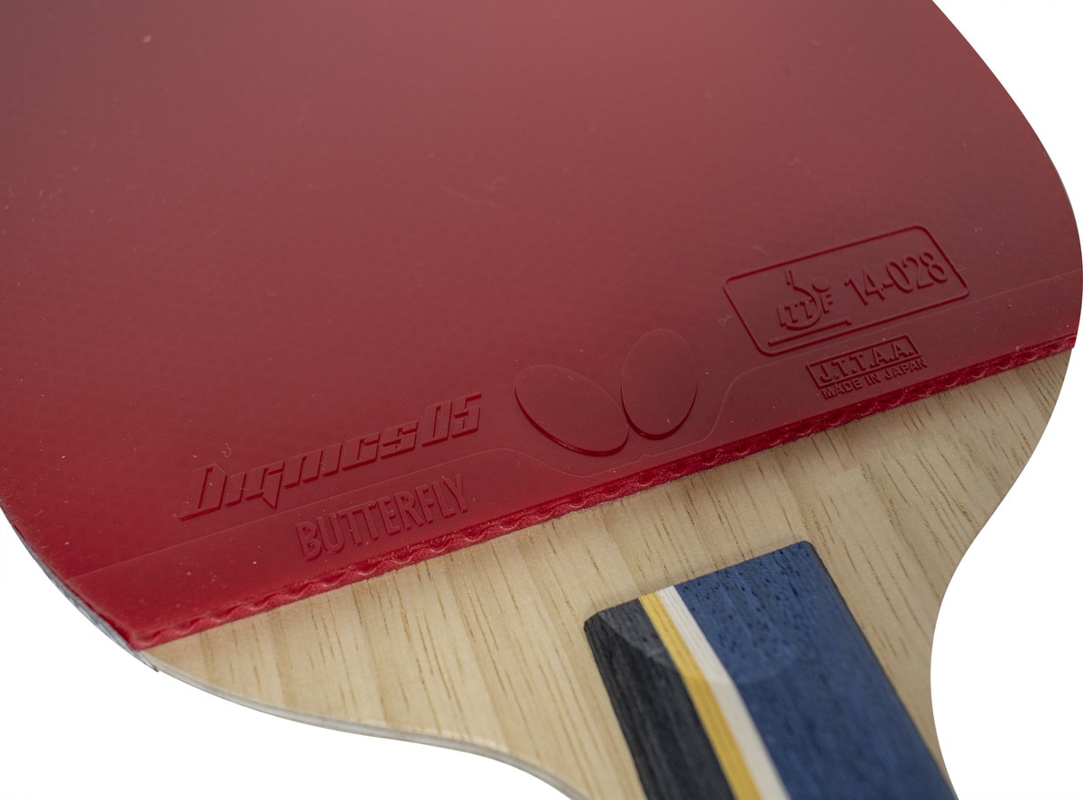 Butterfly Jiangjun Pro-Line Table Tennis Racket: Diagonal Profile